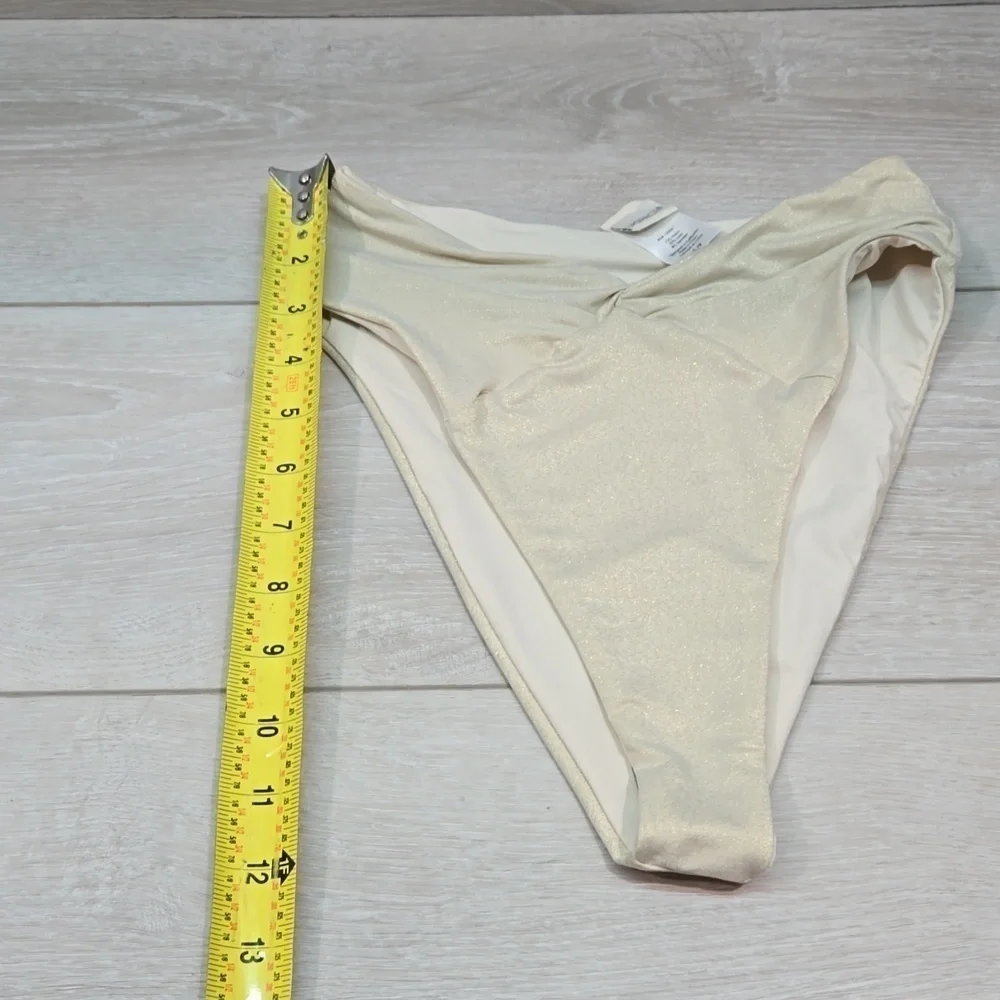NWOT L Space Anthropologie Women Bitsy cut swim bikini bottom sz S